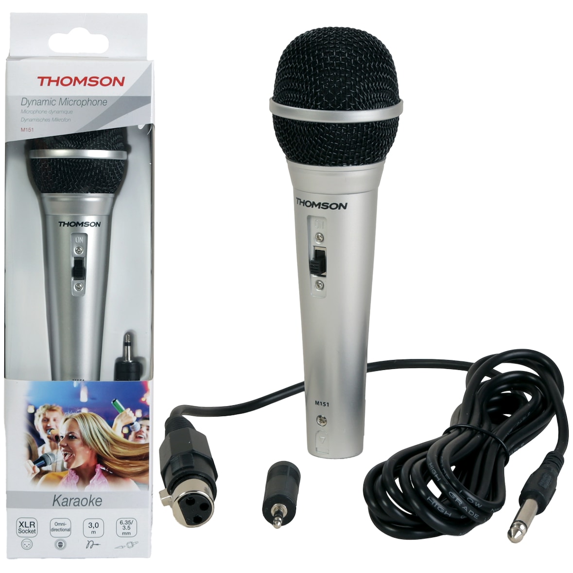 Dynamisches Mikrofon M151 XLR/6,35mm/3,5mm