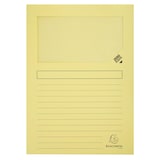 thumbnail of Exacompta - Réf. 50550E - Carton de 400 chemises à fenêtre sans plastique avec soufflet Super 160 g/m² - dim 22 x 31 cm - 5 couleurs