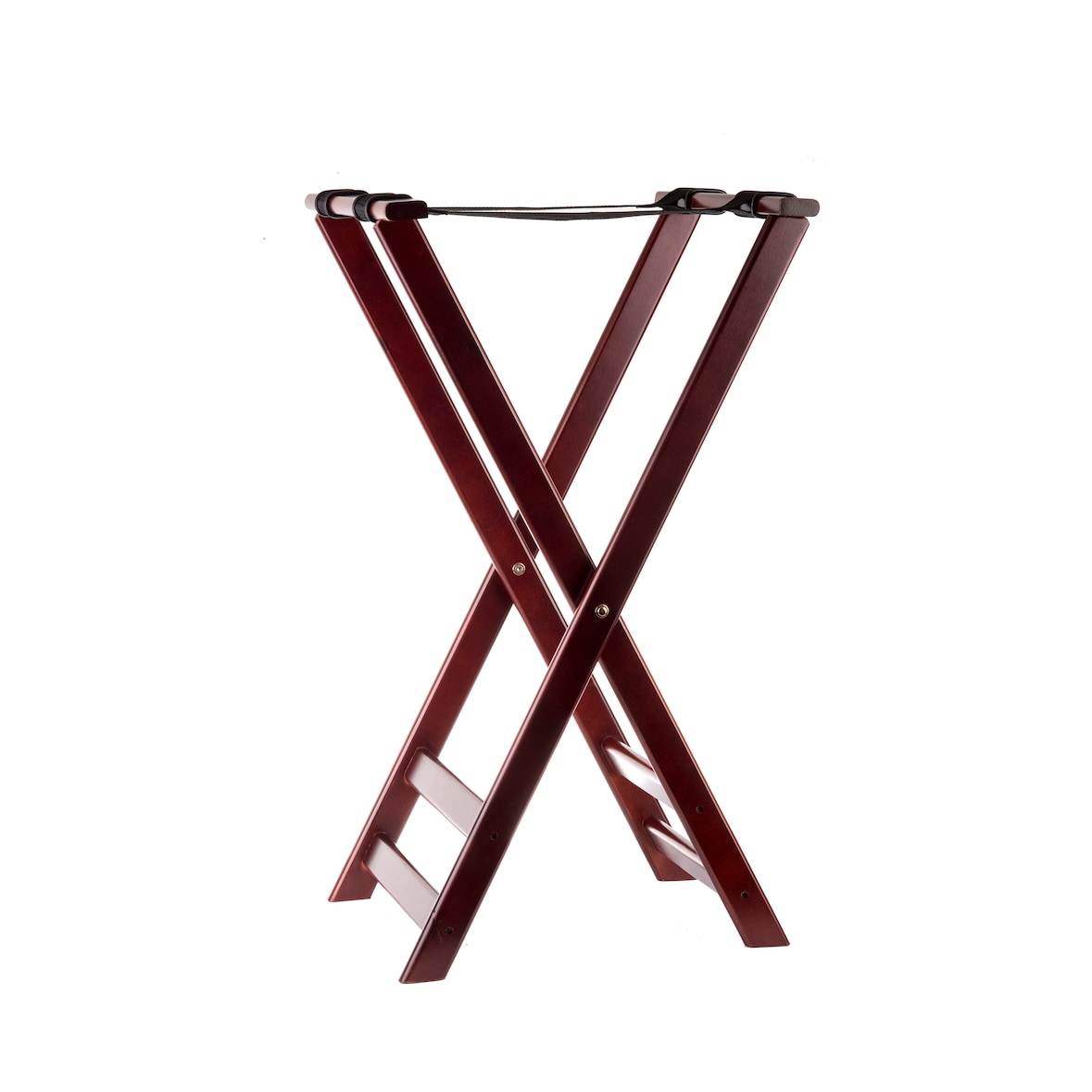 TABLECRAFT - 21 - Soporte de tijera para bandejas - 42 x 42 x 81 cm - Madera