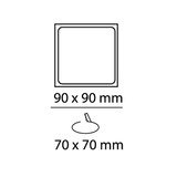 thumbnail of Downlight  LED 8W  Cuadrado Kaju Blanco