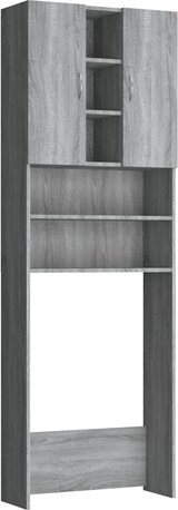 thumbnail of vidaXL Waschmaschinenschrank Grau Sonoma 64x25,5x190 cm