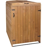 thumbnail of Décoshop26 - Abri de poubelles extérieur conteneurs à ordures avec couvercle jusqu'à 2 bacs 126x79,5x98 cm en bois certifié FSC 04_0005589