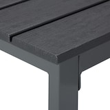 thumbnail of Relaxdays Beistelltisch Balkon, wetterfest, auch für Terrasse und Garten, HBT: 39 x 52 x 48 cm, Outdoortisch klein, grau