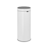thumbnail of Brabantia Touch Bin, 30L Rund Kunststoff, Edelstahl Weiß
