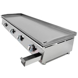 thumbnail of LUX WORLDMAI Gasgrillplatte 120 cm aus gewalztem Stahl für die Gastronomie. INOX Grillplatte für Küchen in Bars und Restaurants.