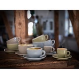 thumbnail of APS Koffiemok SNUG 6-delige set - porselein, Ø 8,5 cm, 330 ml, groen, vaatwasmachinebestendig