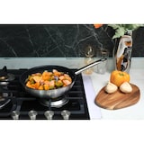 thumbnail of METRO PROFESSIONAL Padella per friggere, acciaio inox, Ø 20 cm, altezza: 6 cm, rivestimento antiaderente in Teflon, a induzione, resistente al forno