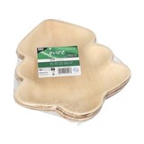 thumbnail of 6 Teller, Palmblatt "pure" 2,5 cm x 24,3 cm x 21,2 cm Weihnachtsbaum