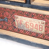 thumbnail of Armario boticario HWC-A43, cómoda, madera maciza de abeto aspecto shabby vintage 84x90x32cm