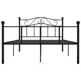 thumbnail of vidaXL Bettgestell Schwarz Metall 140×200 cm