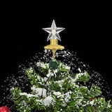 thumbnail of vidaXL Schneiender Weihnachtsbaum mit Schirmfuß Grün 75 cm