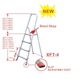 thumbnail of Stehleiter 7 Stufen 227x53cm Alu SZAGATO 7 Stufen Leiter Alu Stehleiter 7-stufig Bockleiter 7 Stufen Haushaltsleiter 7 Stufen Alu Stehleiter 7 Stufen