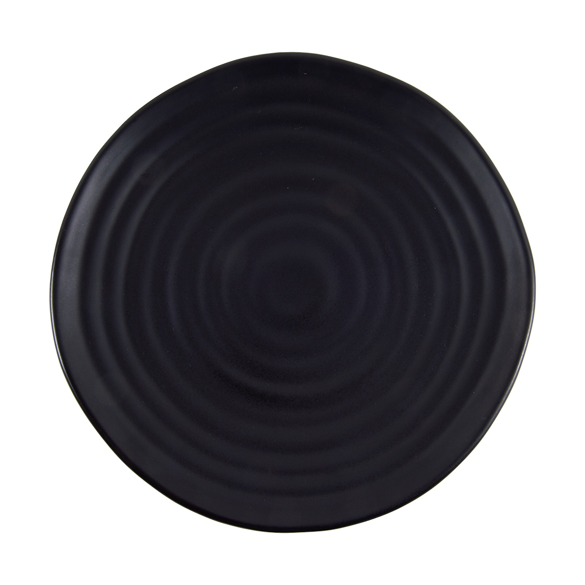 6 plato 28 cm. llano black