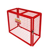 thumbnail of Opvouwbare Gaas Opslagkooi voor Gasflessen Rood  – 92 cm x 110 cm x 50 cm