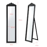 thumbnail of Helloshop26 - Miroir sur pied inclinable 160 x 40 cm noir mat 03_0007964