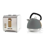 thumbnail of Bouilloire électrique 1,8l + Grille-pain 2 Fentes Larges 900w Usage Non Intensif Nedis