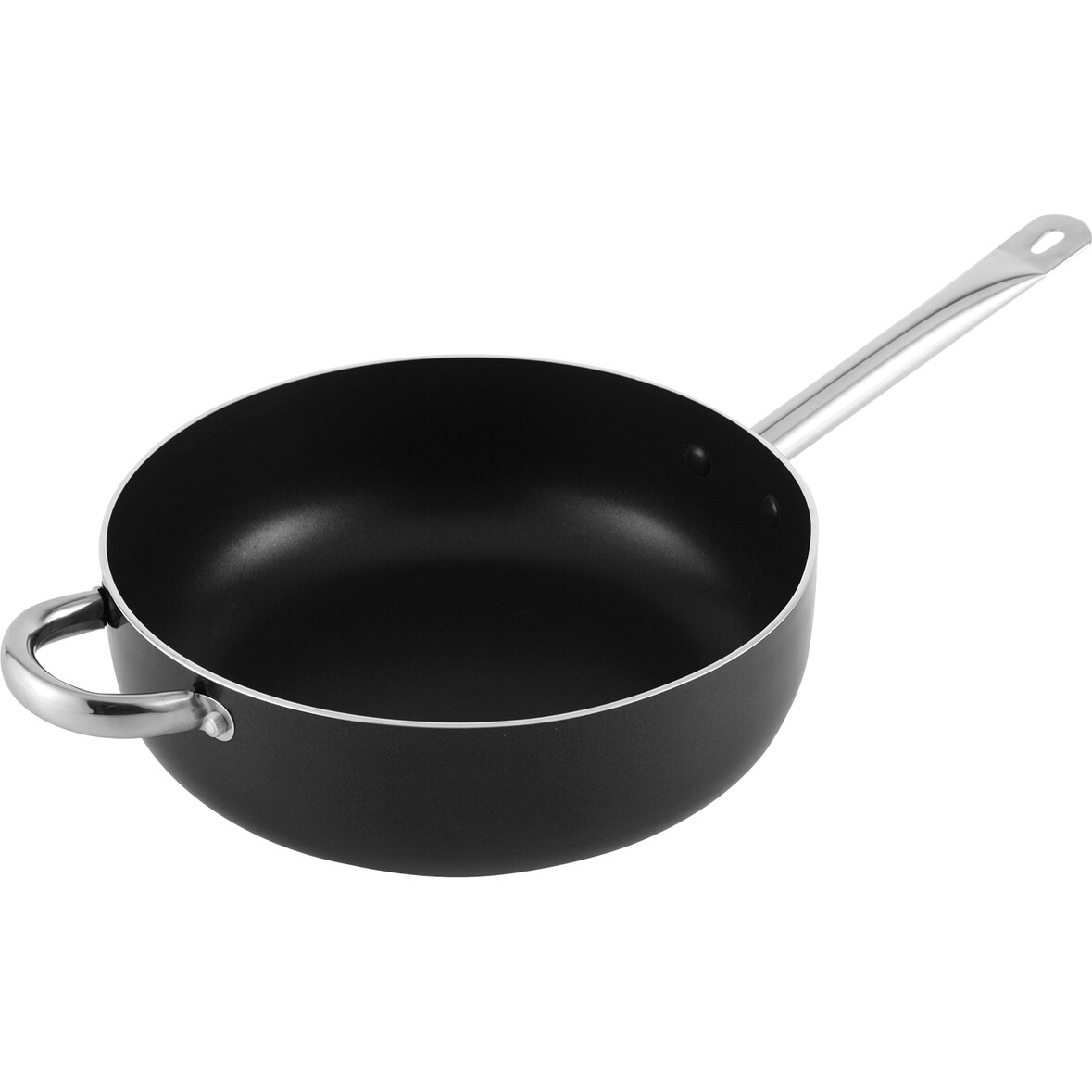 CS KOCHSYSTEME, SOLARIS PRO Schmorpfanne 24 cm Ø, Antihaftbeschichtung, induktionsgeeignet, backofenfest