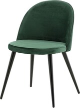 thumbnail of Carry Essgruppe Tisch Ø110cm, 4 Stühlen Velour grün.