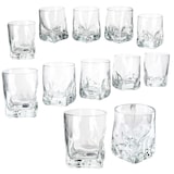 thumbnail of 12x Frosty Whisky-Gläser 250ml Tumbler D.O.F. Glas Scotch dicker Boden Relief