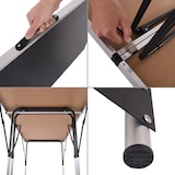 thumbnail of Multifunktionstisch, 3-teilig, Alu, 3 x 100 cm x 60 cm, Tapeziertisch, pro Tisch 4-fach höhenverstellbar, Raburg Olli