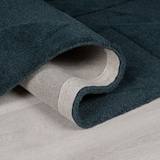 thumbnail of Luxus-Wollteppich mit Geometrischem Muster - `Deben Troy` . Farbe: Türkis, 120x170 cm | Kadima Design