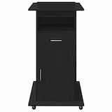 thumbnail of Podio con ruota Rovere nero 55 x 55 x 107 cm Vega Master in derivati \u200b\u200bdel legno Modello moderno