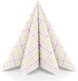 thumbnail of Sovie HOME Serviette Emil in Rosa aus Linclass® Airlaid 40 x 40 cm, 12 Stück - Karo Muster Streifen Kariert