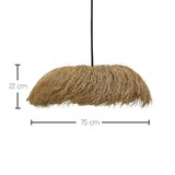 thumbnail of Lumisky HAVANA Solar-Pendelleuchte, 75 cm Durchmesser, 5 m Länge Seegras Beige