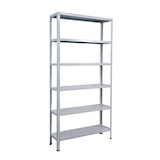 thumbnail of SCHULTE Regalwelt insteekbare kantoorrekken met 6 PowerMAX legborden, 65 kg draagvermogen, 200x100x30 cm (HxBxD), wit