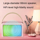 thumbnail of Enceinte Bluetooth Microphone HiFi LED Portable Rose Effets RGB Compacte Rose YONIS