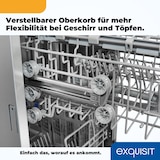 thumbnail of Exquisit Geschirrspüler GSP9109-030E silber | Spülmaschine 45 cm | ECO-Modus | Maßgedecke: 9 | Standgerät