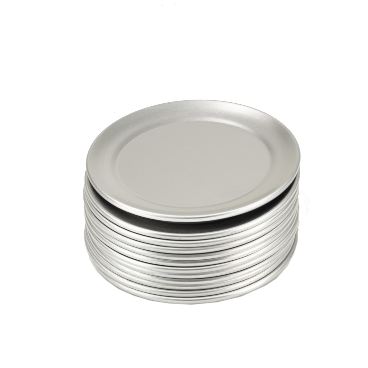 Pizzablech rund aus Aluminium 12 Stück Ø 177 mm