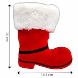 thumbnail of 12x Nikolausstiefel rot 18,5x13x20cm Weihnachten Deko / Geschenkverpackung