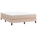 thumbnail of vidaXL Boxspringbettgestell Cappuccino-Braun 140x190 cm Kunstleder