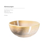 thumbnail of MÄSER Schüssel 16 cm, 6-er Set, SAND TEXTURA postsicher, Serie CORDELIA