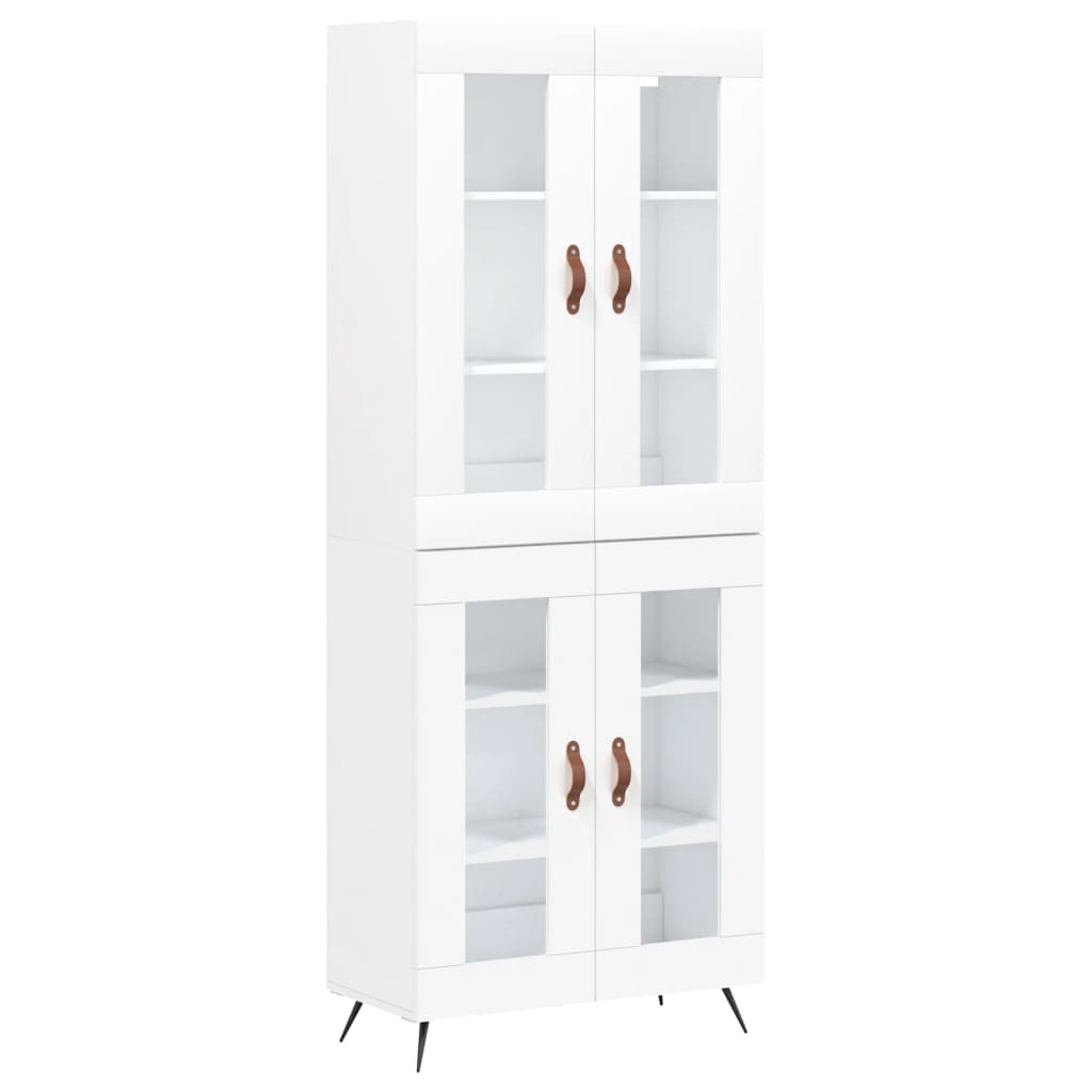 Helloshop26 - Buffet Sideboard Kommode Schrank Aufbewahrungseinheit Organizer Küche Wohnzimmer Lounge hoch 69,5 x 34 x 180 cm 02_0032563