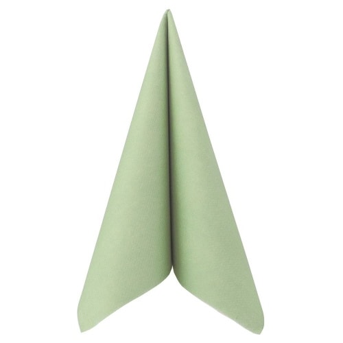 Airlaid Serviette Phalaris Naturgrün, 40 x 40 cm, 50 Stück - APARTina