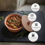 thumbnail of Viapot Big 3500 ml - Natur - Terrakotta-Schmortopf mit Deckel - 26×15 cm