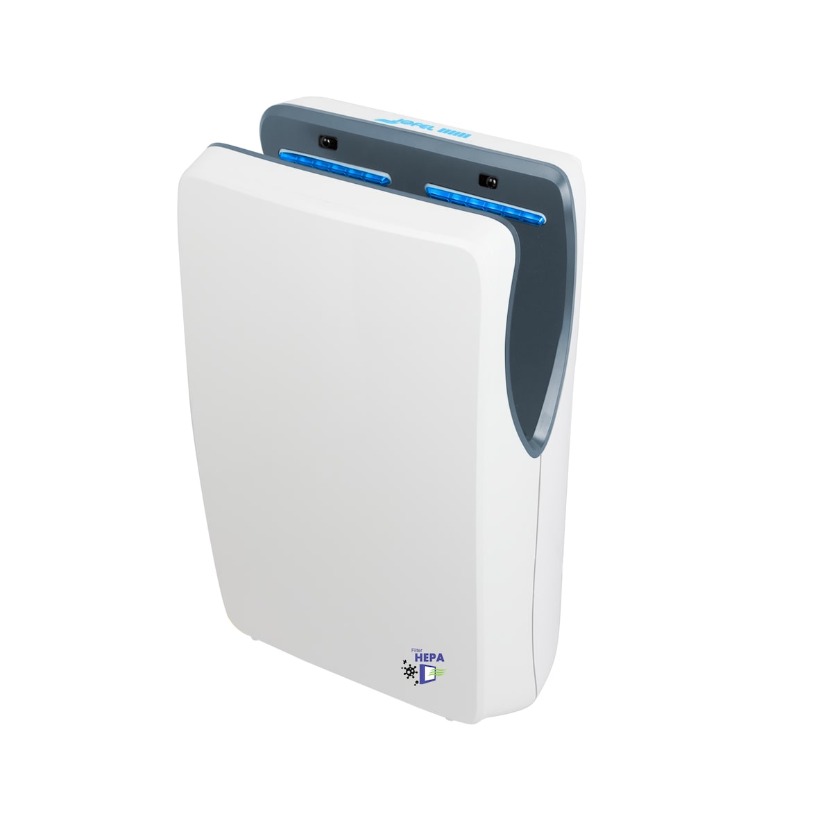 Jofel - Secamanos Óptico de Alto Rendimiento (540 Km/h) 1500W, Rápido, Depósito Recogeaguas, Jet Smart Carcasa ABS Antibacteriana, AA24050, Blanco