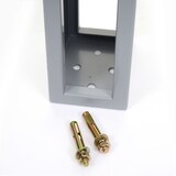 thumbnail of PROREGAL Fahrradbügel HxBxT 87x10x13cm verzinkter Stahl Outdoor-pulverbeschichtet Grau Fahrradständer Anlehnbügel