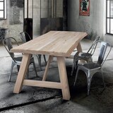 thumbnail of ANDERSON Tavolo Da Pranzo Moderno Di Design Cm 250x100 Massello Naturale Per Sala Da Pranzo Cucina Ristorante colore Marrone