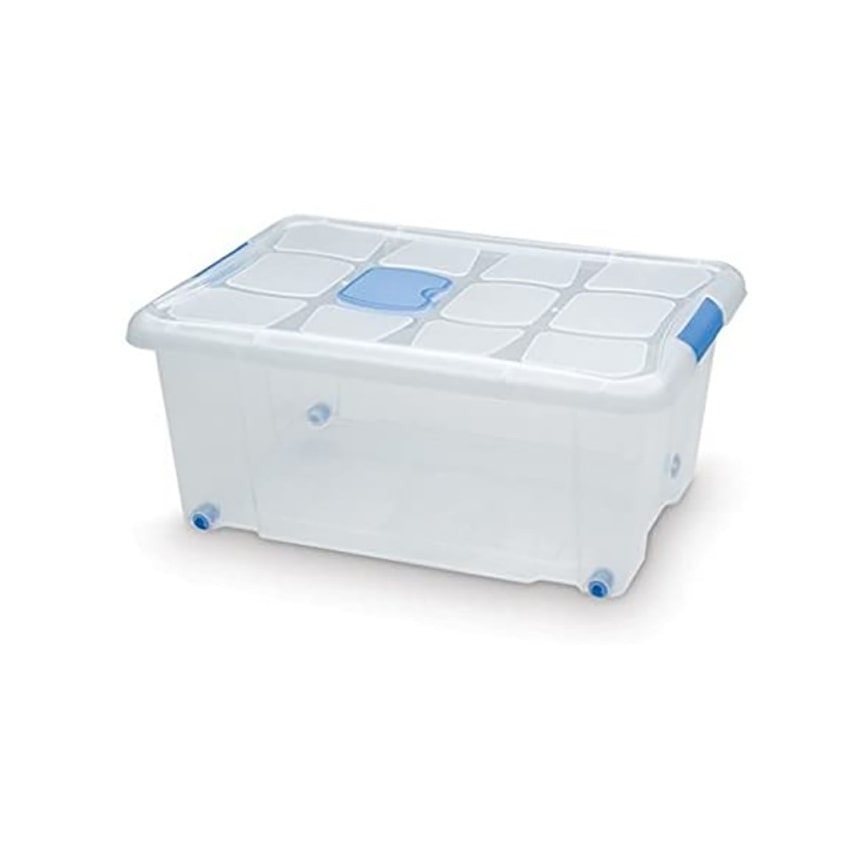 Caja de almacenamiento 36 litros transparente