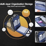thumbnail of Sac À Dos Ordinateur Étanche Grande Capacité Avec Ports USB Type-C YONIS