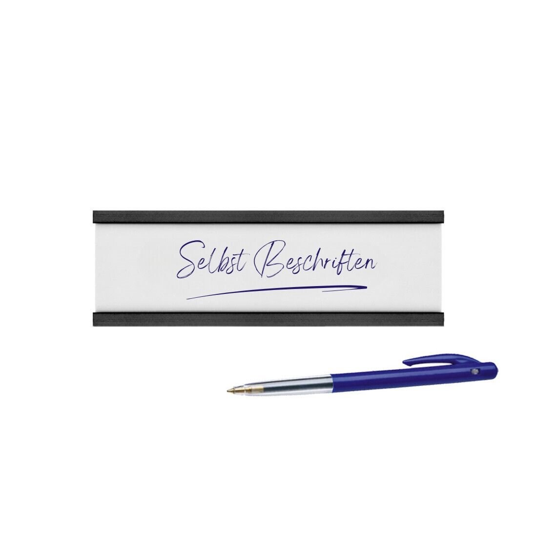 CombiCraft Magnetische Etikettenhalter 76x25 mm- Set von 5 für Effiziente Organisation