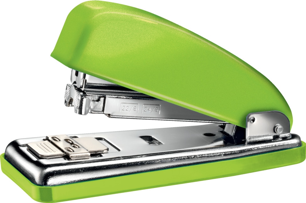 Grapadora Petrus mod. 226 WOW (blíster), verde metalizado