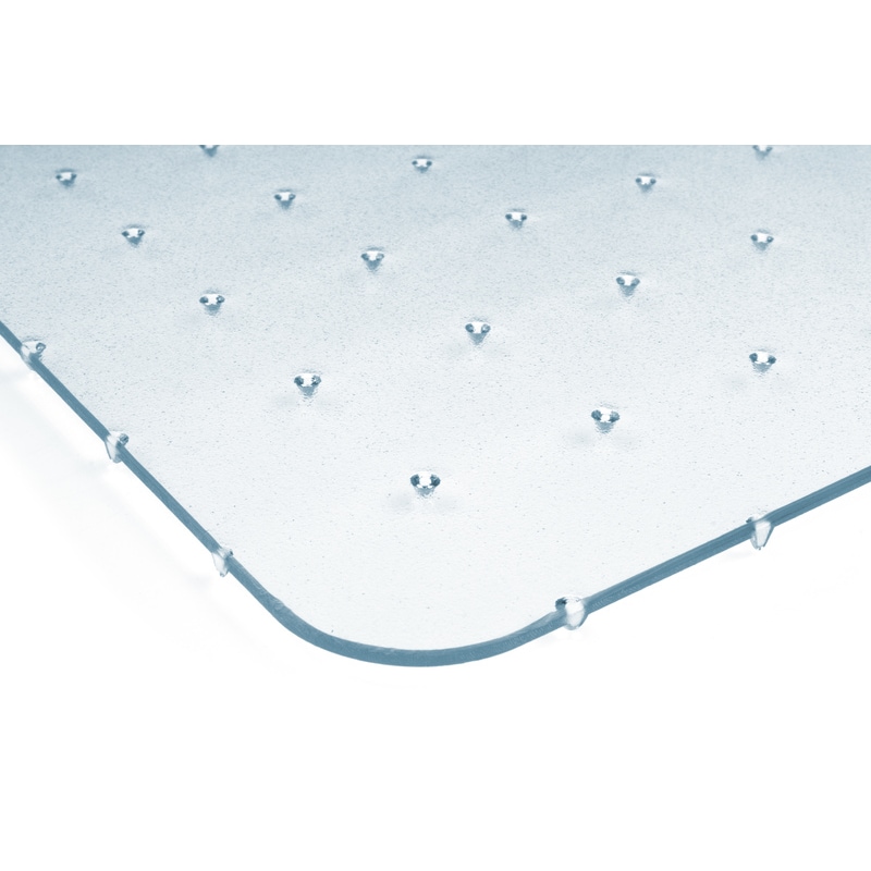 Kangaro vloermat voor tapijt 90 x 120 cm transparant PET.