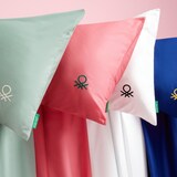 thumbnail of Benetton - Conjunto de cama de solteiro de 3 peças: lençol plano (160x240cm), lençol justo (90x200cm), 1 fronha (45x115cm) 100% algodão verde