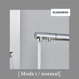 thumbnail of Felix | Rubinetto estraibile 3 vie acciaio inossidabile spazzolato premium |cucina osmosi cromo argento |Miscelatore 360 gradi |Filtra 3 connessioni