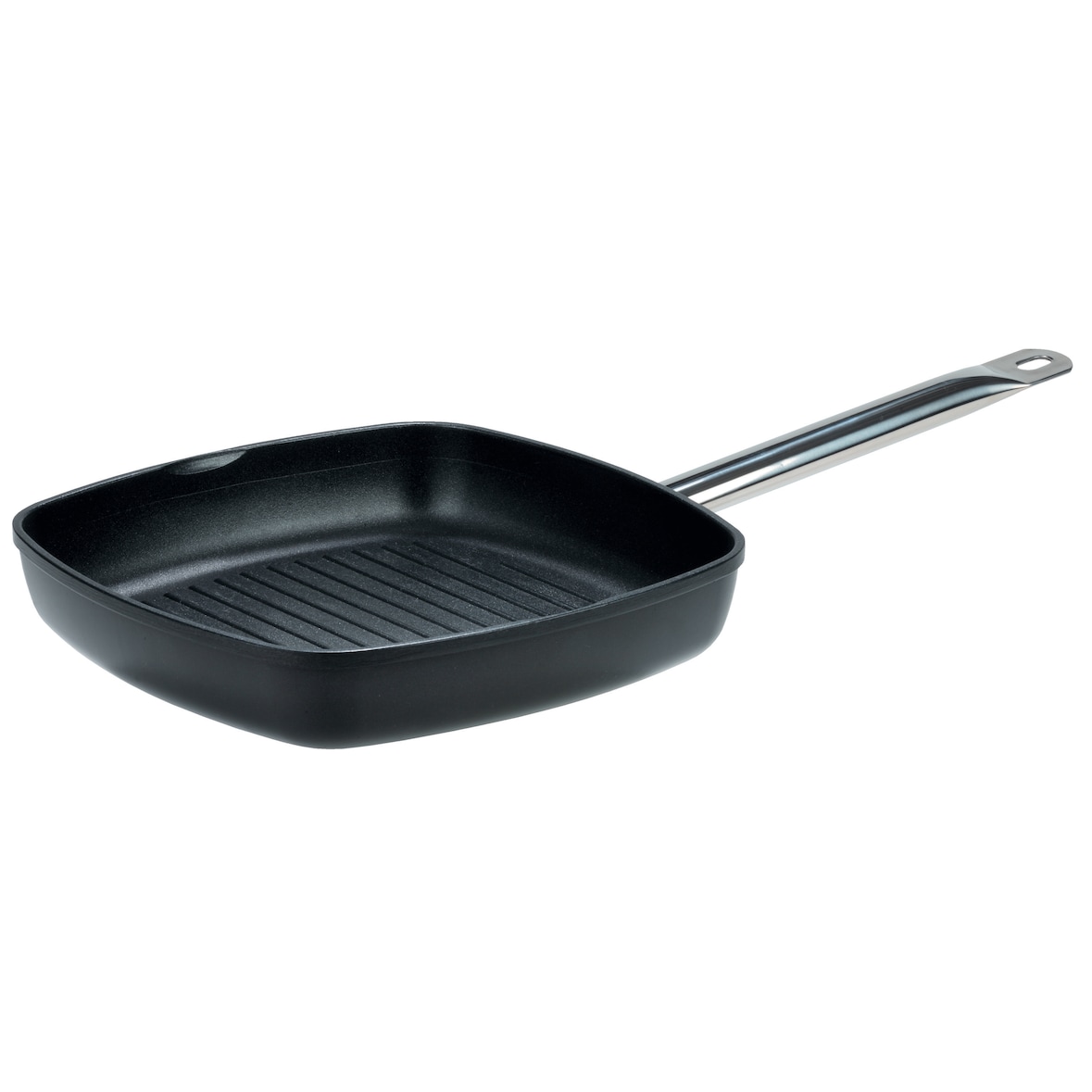 GSW Grillpfanne Gastro traditionell Titanium 28 x 28 x 5,7cm, induktionsgeeignet, backofengeeignet bis 240°C