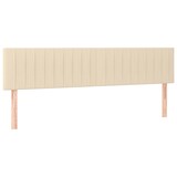 thumbnail of vidaXL Boxspringbett mit Matratze & LED Creme 200x200 cm Stoff